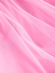 Pink Sleeveless Bow Mesh Dress (3mths-7yrs) - Image 7 of 7