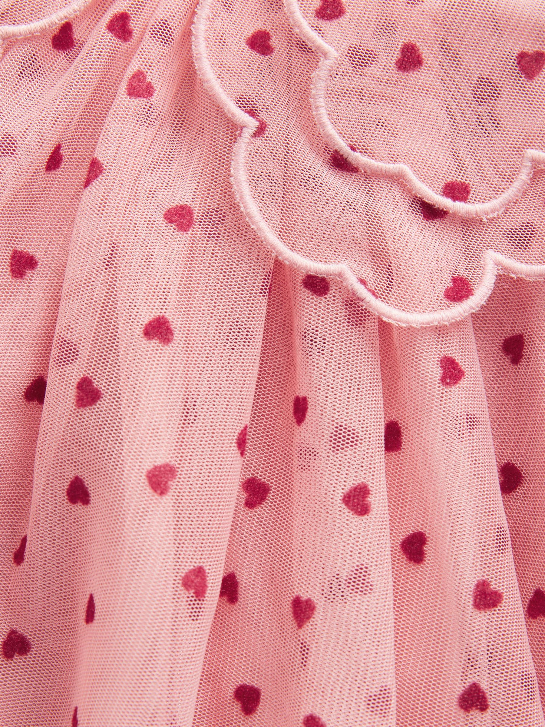 uhr heart mom dress pink ハート ピンク 3-4y