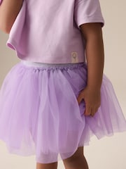 Lilac Purple T-Shirt and Skirt Set (3mths-7yrs) - Image 4 of 9