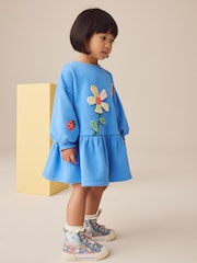 Blue Character Long Sleeve Sweat Dress (3mths-7yrs) - Image 2 of 8