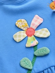 Blue Character Long Sleeve Sweat Dress (3mths-7yrs) - Image 8 of 8