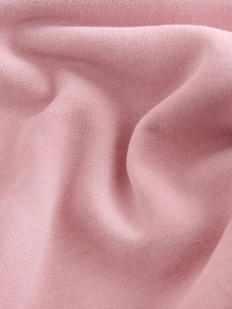 Pink Bunny Long Sleeve Hooded Sweat Dress (9mths-7yrs) - Image 7 of 10