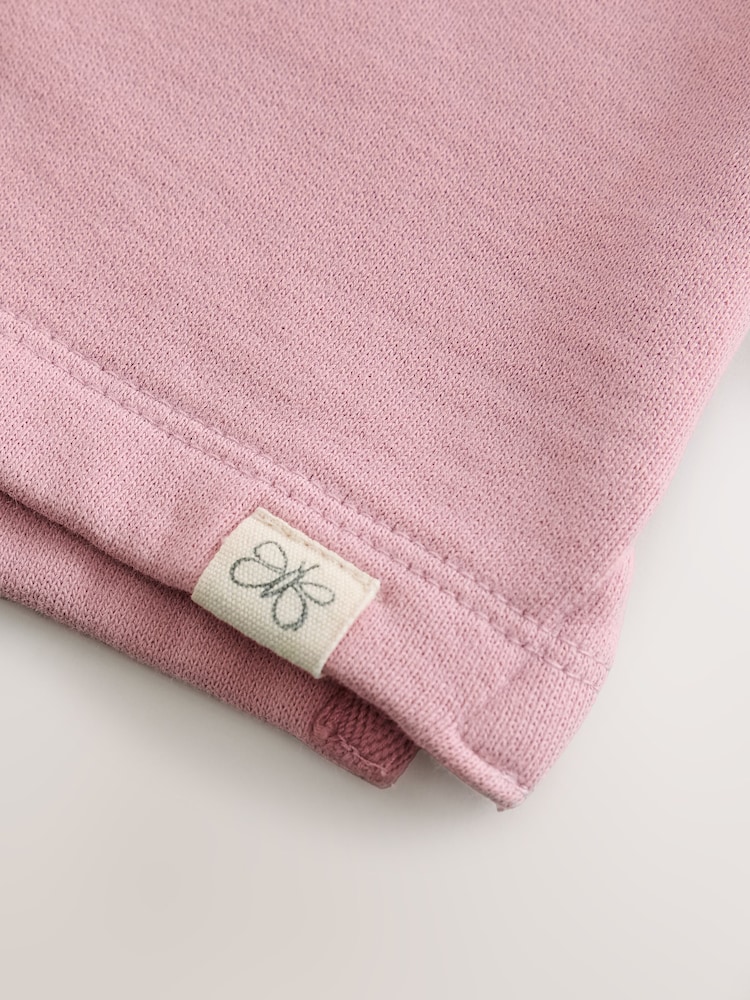 Pink Bunny Long Sleeve Hooded Sweat Dress (9mths-7yrs) - Image 9 of 10