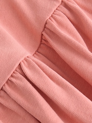 Bunny Pink Long Sleeve Jersey Dress (3mths-7yrs) - Image 7 of 9