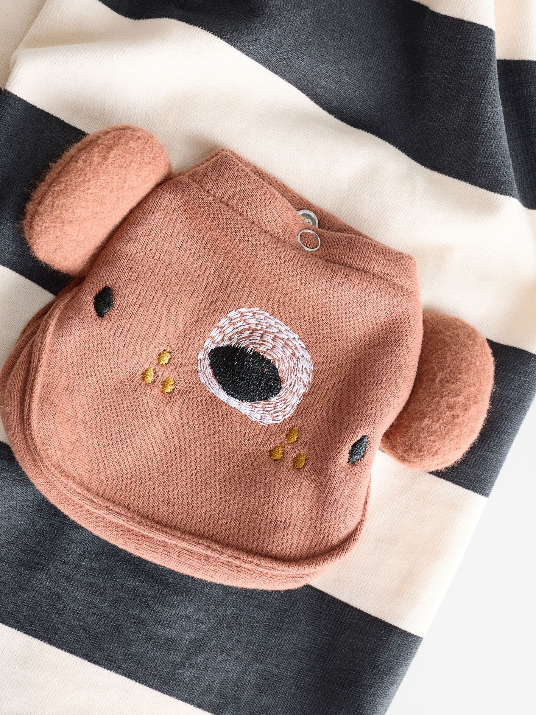 Buy Stripe Bear Long Sleeve Jersey Dress (3mths-7yrs) from