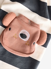 Stripe Bear Long Sleeve Jersey Dress (3mths-7yrs) - Image 7 of 7