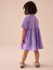 Purple Dog Short Sleeve Summer Dress (3mths-7yrs) - Image 2 of 9