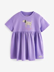 Purple Dog Short Sleeve Summer Dress (3mths-7yrs) - Image 5 of 9