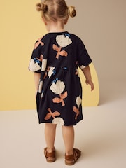Black/White Short Sleeve Summer Dress (3mths-7yrs) - Image 2 of 8