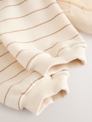 Neutral Bear Long Sleeve Sweat Mesh Dress (3mths-7yrs) - Image 8 of 8