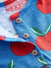 Blue Tomato Print Short Sleeve Jersey Summer Dress (3mths-7yrs) - Image 8 of 10
