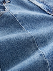 Patchwork Straight Jeans - Image 8 of 8