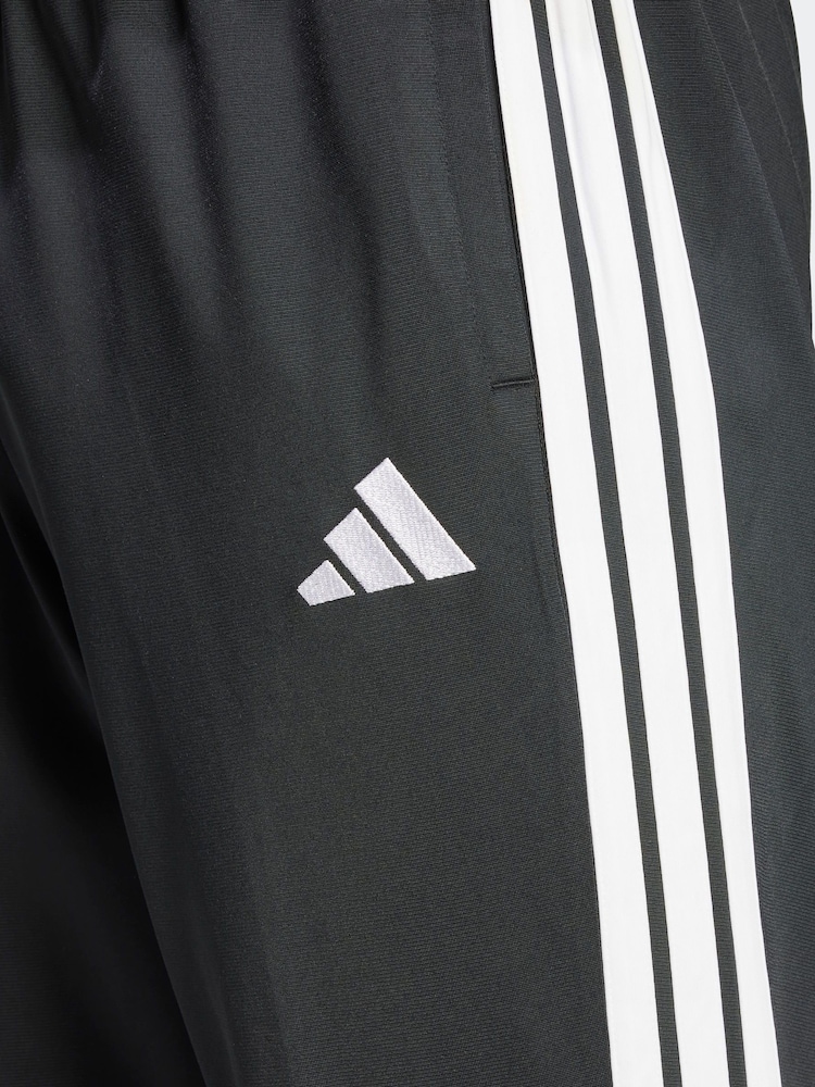 adidas Black Sportswear Basic 3-Stripes Tricot Tracksuit - Image 10 of 10