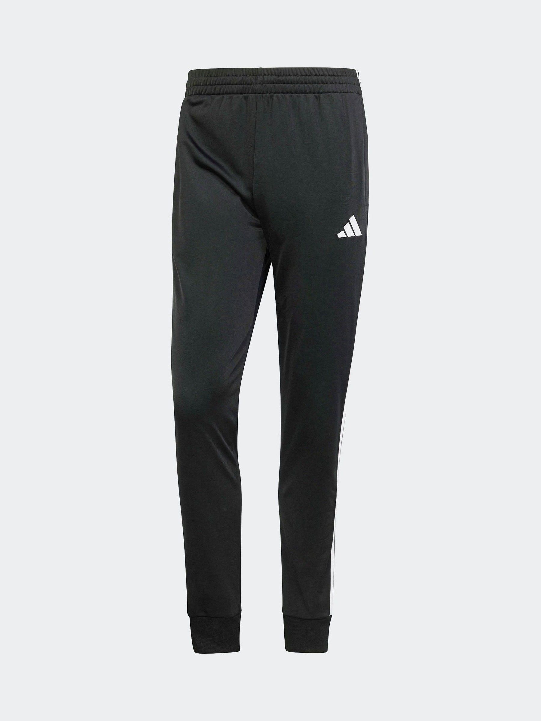 Cumpără Negru - Trening simplu din tricot cu 3 dungi adidas