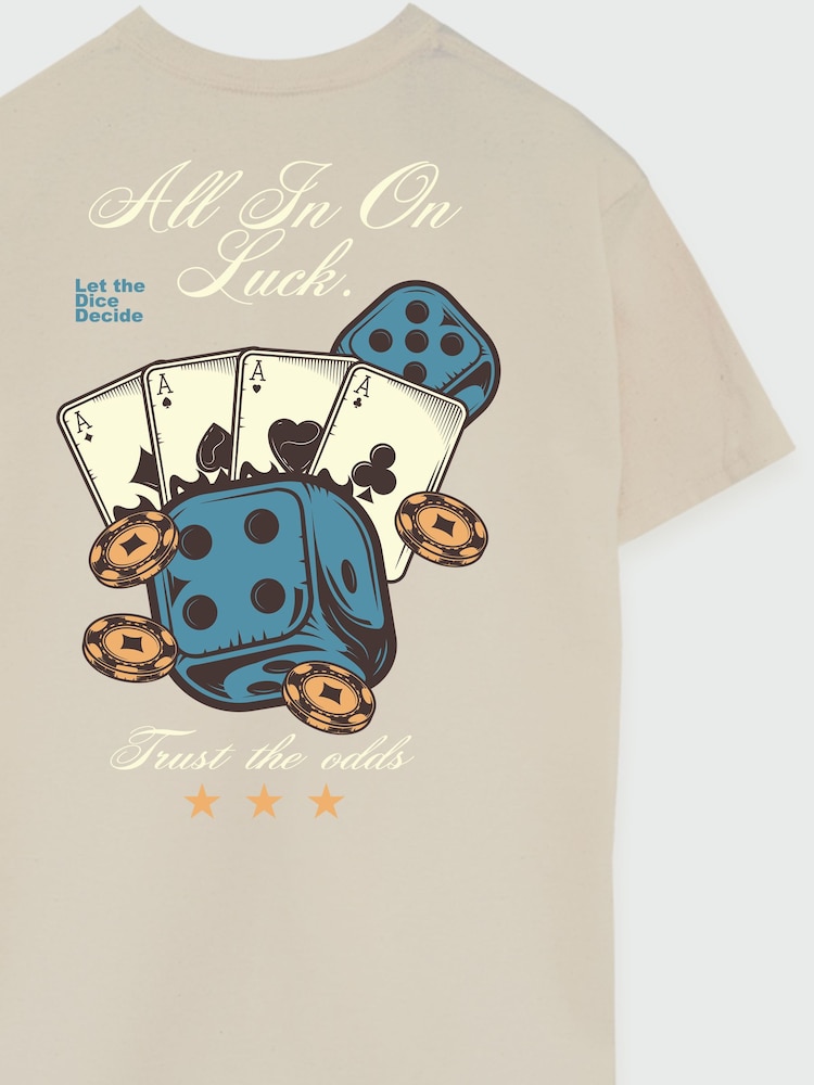 Brands In Natural All In Trust The Odds Graphic T-Shirt - Image 4 of 4 Brands In Natural All In Trust The Odds Graphic T-Shirt - Image 4 of 4