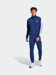 أزرق - بدلة رياضية أساسية 3 خطوط Tricot من Adidas - صورة 1 من 7