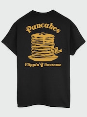 Brands In Black Flippin Awesome Pancakes Graphic T-Shirt - Image 2 of 4