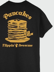 Brands In Black Flippin Awesome Pancakes Graphic T-Shirt - Image 4 of 4