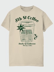 Brands In Natural 8th Street Coffee Graphic T-Shirt - Image 2 of 4