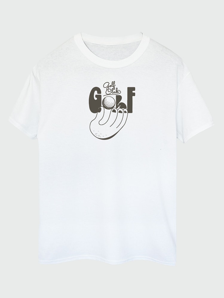 Brands In White Golf Club Doodle Graphic T-Shirt - Image 2 of 4 Brands In White Golf Club Doodle Graphic T-Shirt - Image 2 of 4