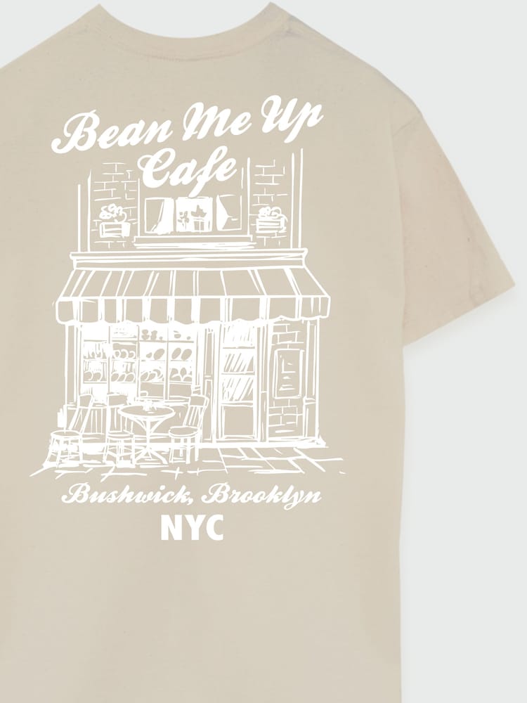 Brands In Natural Beam Me Up Café Graphic T-Shirt - Image 4 of 4 Brands In Natural Beam Me Up Café Graphic T-Shirt - Image 4 of 4