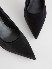 Black Standard Fit Forever Comfort® Point Toe Curve Heels Courts Shoes - Image 3 of 5