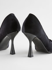 Black Standard Fit Forever Comfort® Point Toe Curve Heels Courts Shoes - Image 4 of 5