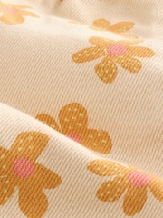 Neutral Floral Print Pull On Trousers (3mths-7yrs) - Image 9 of 9