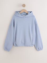 Blå - Slinky Pullover Huvtröja - Bild 7 av 9