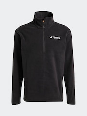 črna - jakna iz flisa z zadrgo adidas Essentials 1/2 suknjič - Slika 10 iz 11