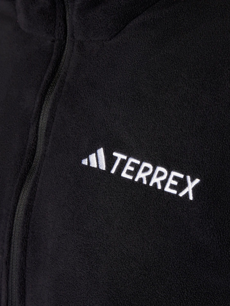 adidas Black Multi Essentials 1/2 Zip Fleece Jacket - Image 11 of 11 adidas Black Multi Essentials 1/2 Zip Fleece Jacket - Image 11 of 11