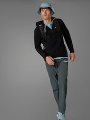 črna - jakna iz flisa z zadrgo adidas Essentials 1/2 suknjič - Slika 3 iz 11