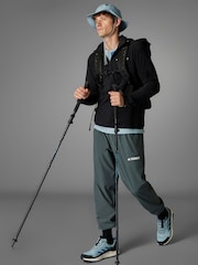 črna - jakna iz flisa z zadrgo adidas Essentials 1/2 suknjič - Slika 6 iz 11