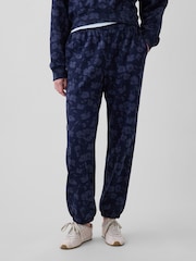 Gap Navy Floral VintageSoft Relaxed Joggers - Image 1 of 4