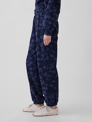Gap Navy Floral VintageSoft Relaxed Joggers - Image 3 of 4