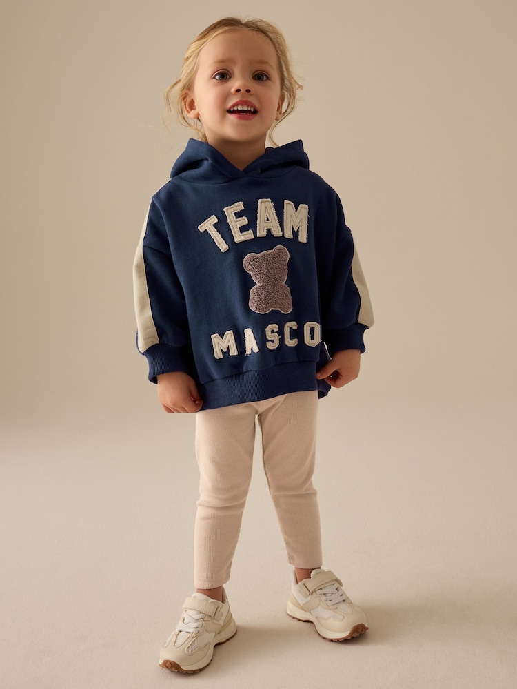 Navy Hoodie and Leggings Set (3mths-7yrs) - Image 1 of 7