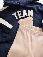 Navy Hoodie and Leggings Set (3mths-7yrs) - Image 6 of 7