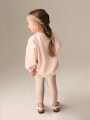 Pink Ballerina Crew Sweatshirt & Leggings Set (3mths-7yrs) - Image 2 of 8