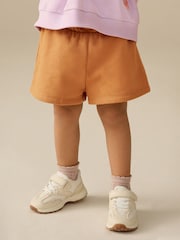 Lilac Purple Short Sleeve 100% Cotton Sweatshirt and Shorts Set (3mths-7yrs) - Image 4 of 9