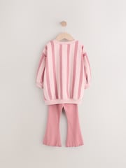 Pink Bee Sweatshirt and Flare Leggings Set (3mths-7yrs) - Image 7 of 9