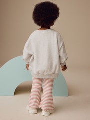 Grey Sweatshirt and Flare Leggings Set (3mths-7yrs) - Image 2 of 7