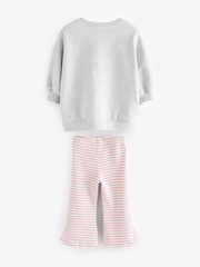 Grey Sweatshirt and Flare Leggings Set (3mths-7yrs) - Image 5 of 7