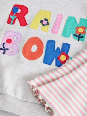 Grey Sweatshirt and Flare Leggings Set (3mths-7yrs) - Image 6 of 7