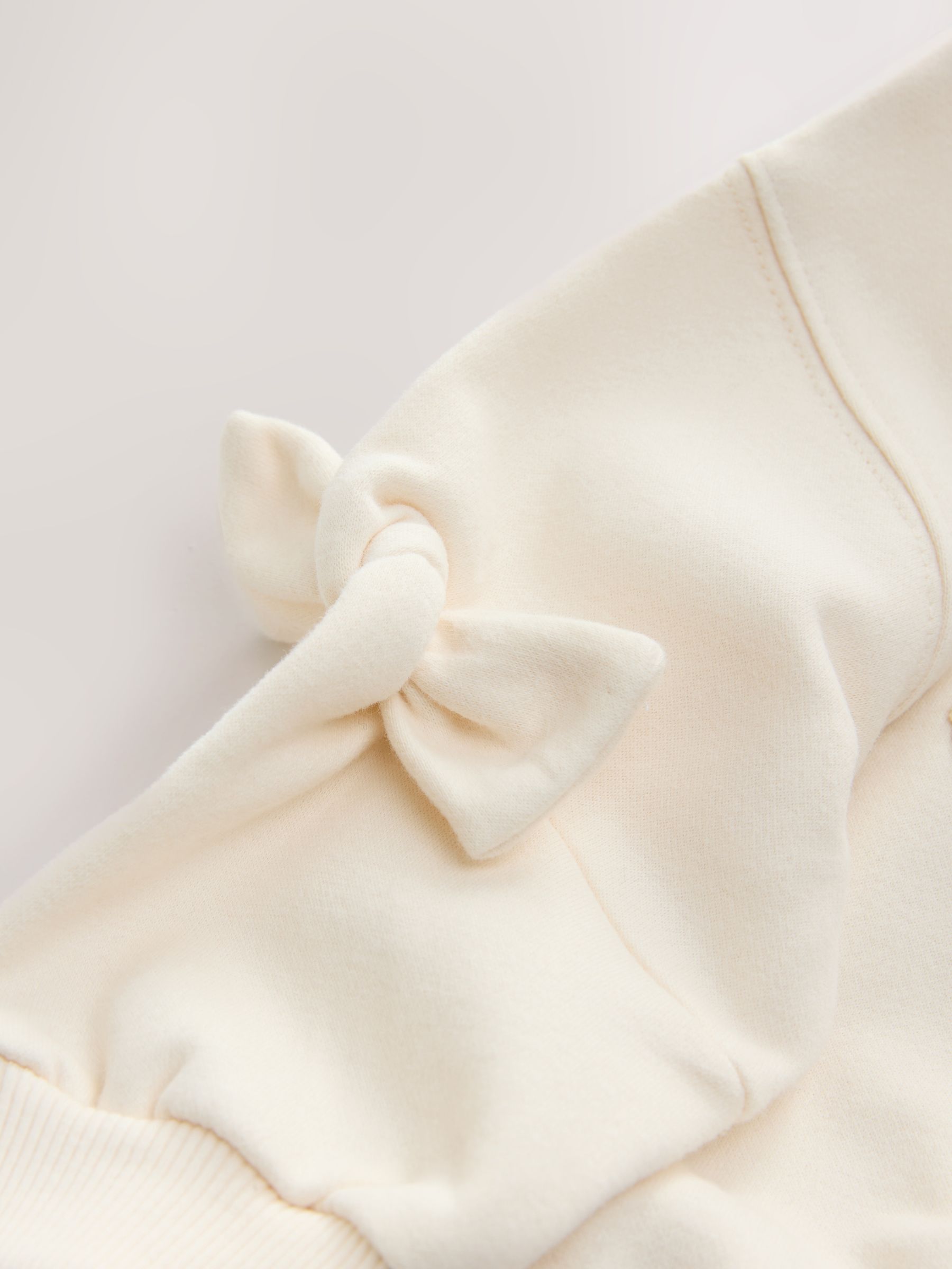 Let’s Go Bunny Sweatshirt & Jogger Set - Cream & Pink