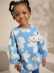 Blue Tie Dye Cloud Leggings Set (3mths-7yrs) - Image 3 of 7