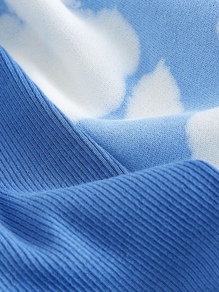 Blue Tie Dye Cloud Leggings Set (3mths-7yrs) - Image 7 of 7
