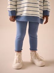 Blue Stripe Sweatshirt and Leggings Set (3mths-7yrs) - Image 4 of 9