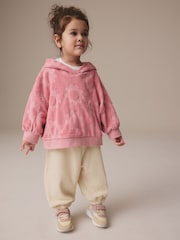 Pink Hoodie & Barrel Leg Joggers Set (3mths-7yrs) - Image 1 of 10