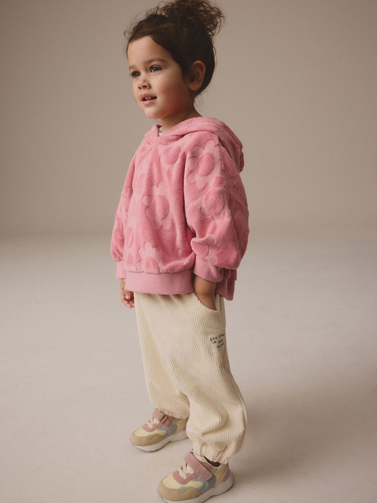 Pink Hoodie & Barrel Leg Joggers Set (3mths-7yrs) - Image 2 of 10