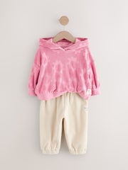 Pink Hoodie & Barrel Leg Joggers Set (3mths-7yrs) - Image 6 of 10